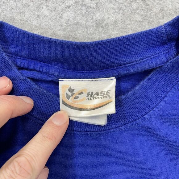 Jeff Gordon NASCAR 24 Shirt Mens Large L Blue Chase Authentics Fade Y2K - Picture 6 of 8